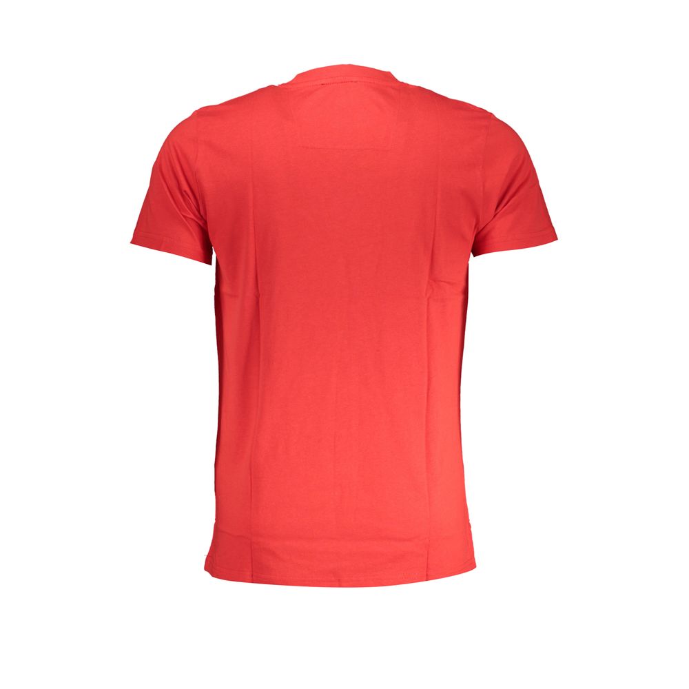 Cavalli Class Red Cotton T-Shirt -   -  Cavalli Class.