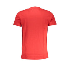 Cavalli Class Red Cotton T-Shirt -   -  Cavalli Class.
