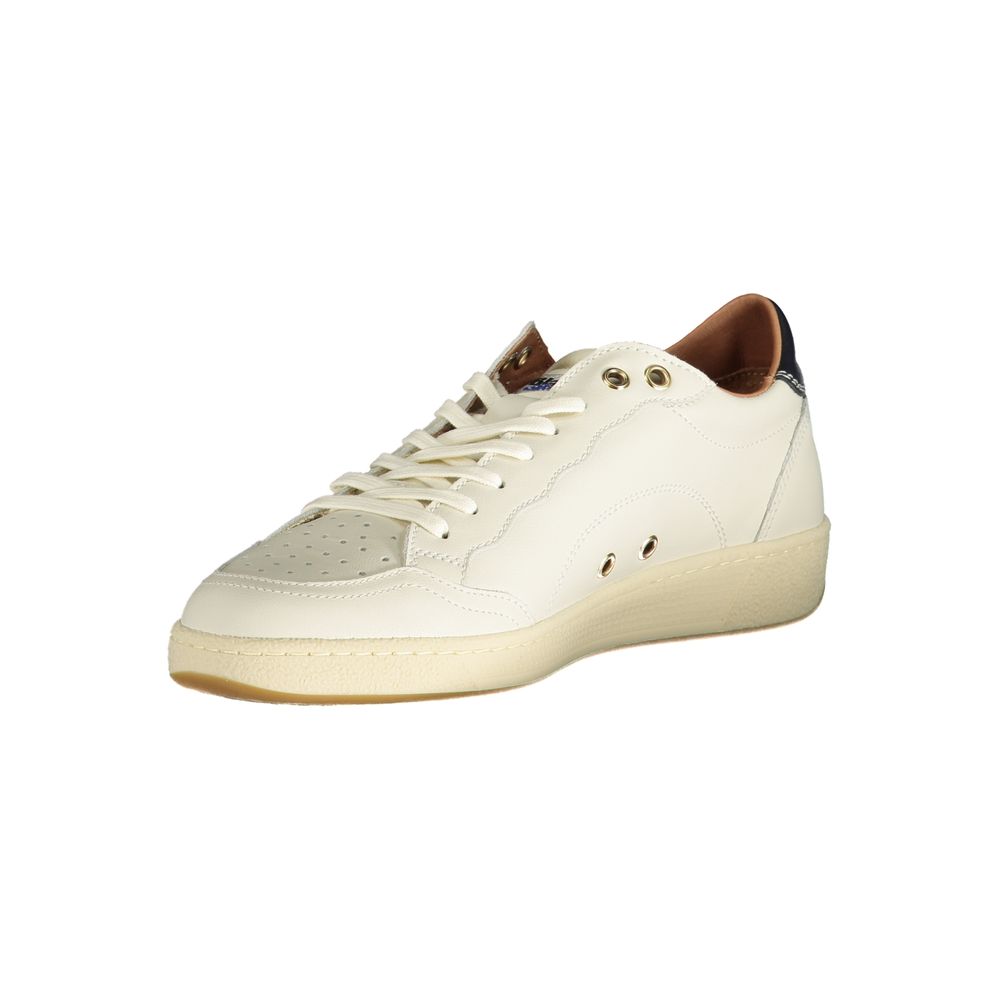Blauer White Polyester Sneaker -   -  Blauer.