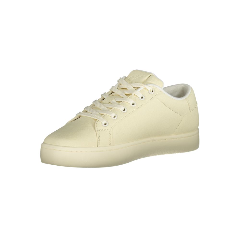 Calvin Klein White Polyester Men Sneaker -   -  Calvin Klein.