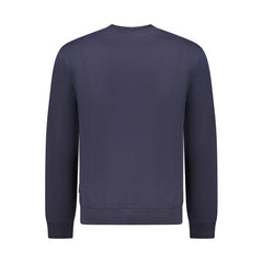 Napapijri Blue Cotton Men Sweater -   -  Napapijri.