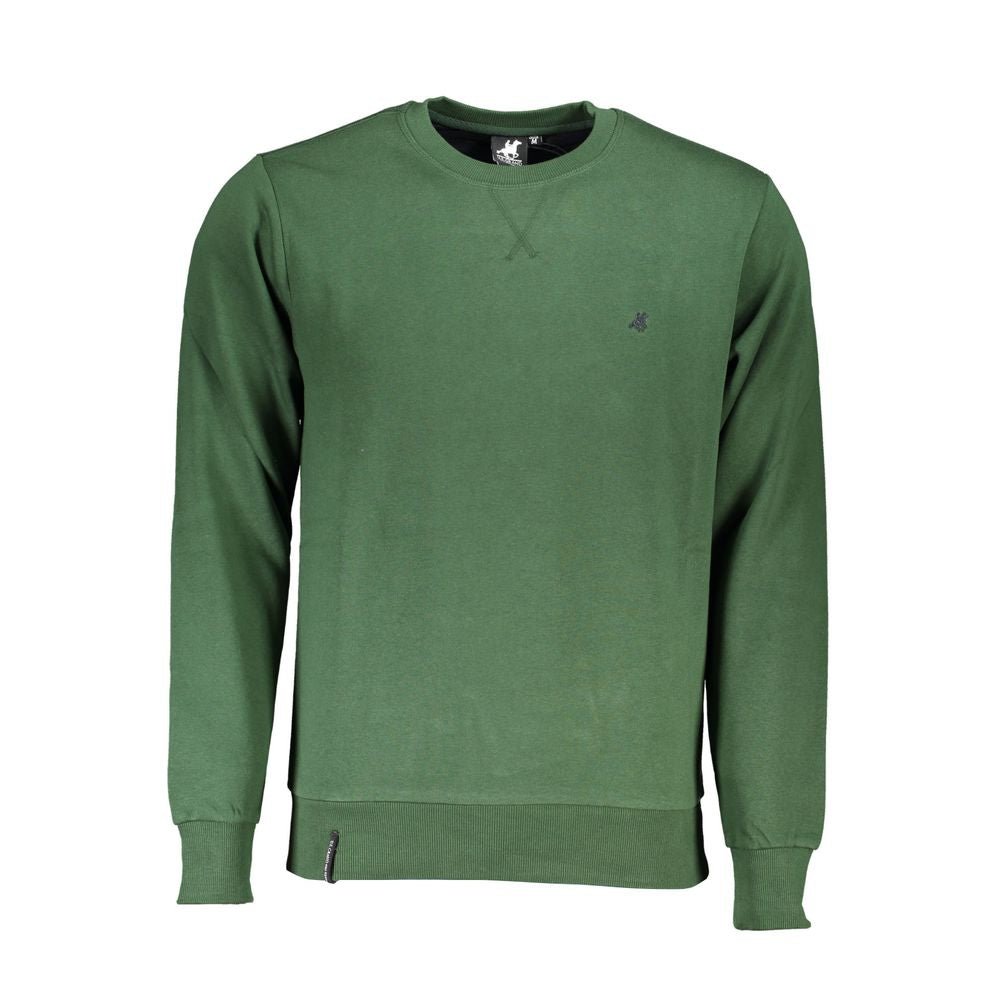 U.S. Grand Polo Green Cotton Sweater -   -  U.S. Grand Polo.