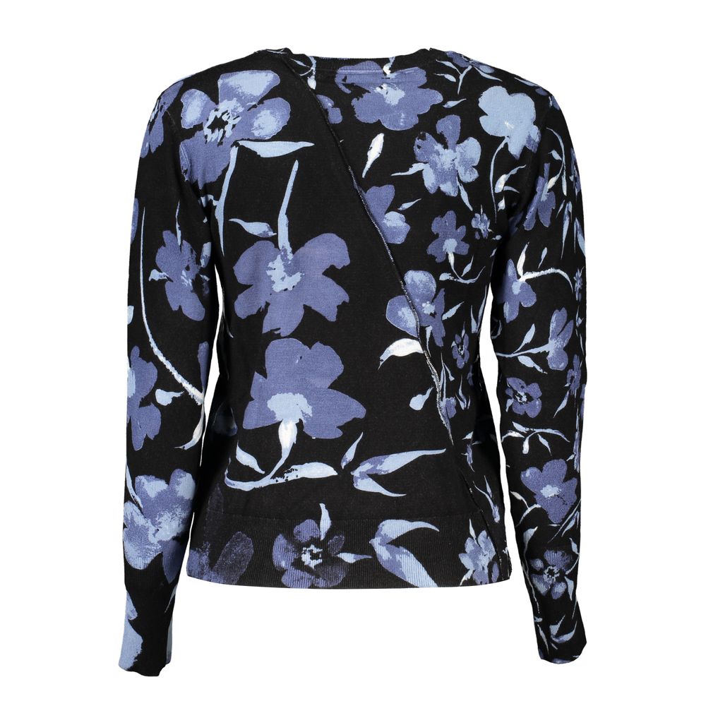 Desigual Chic Contrasting Crew Neck Sweater -   -  Desigual.