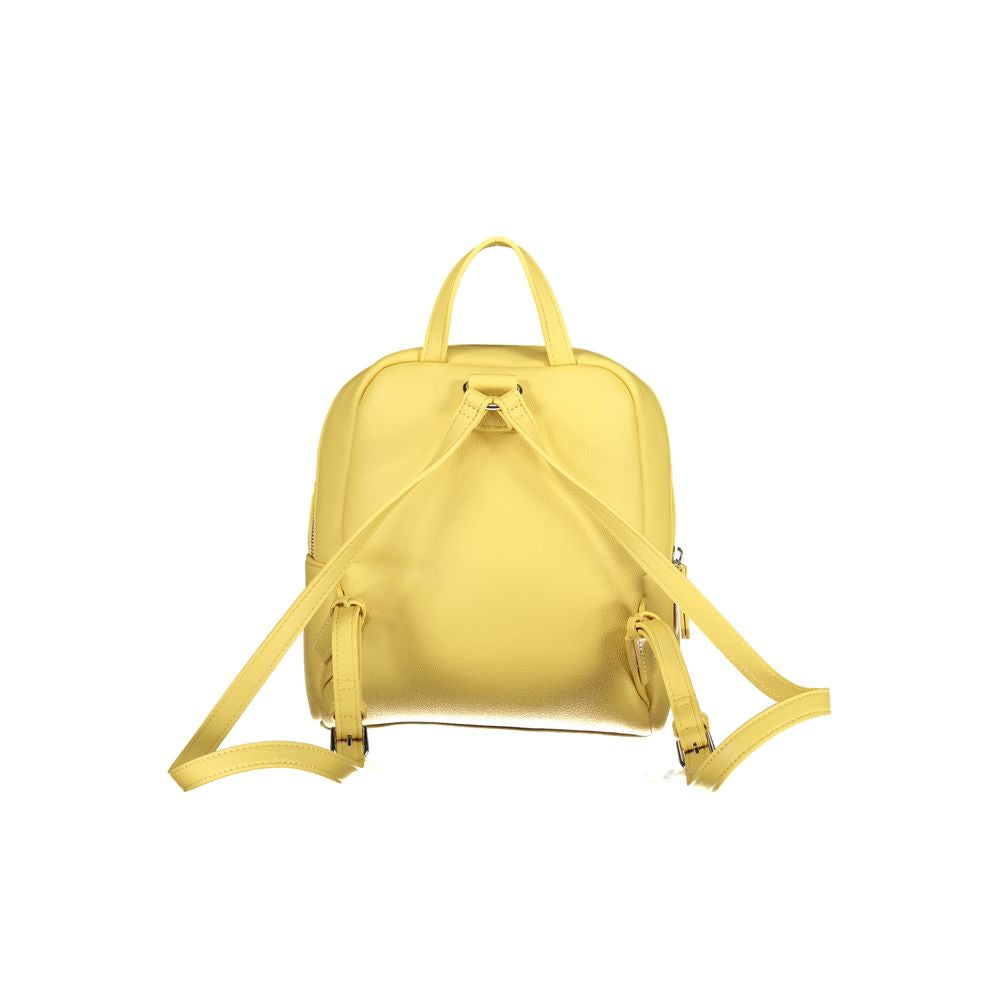 Mario Valentino Yellow Polyethylene Backpack -  Luxury Backpacks for Women -  Mario Valentino.