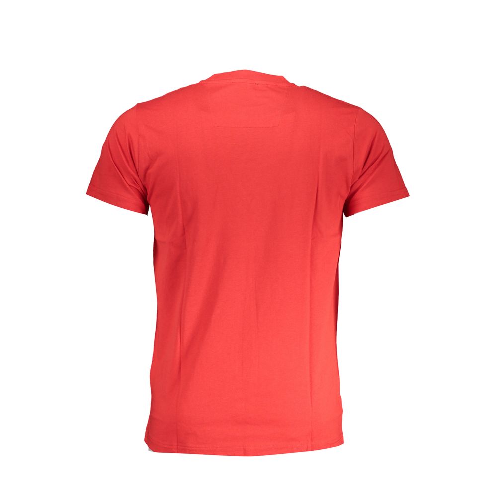Cavalli Class Red Cotton T-Shirt -   -  Cavalli Class.