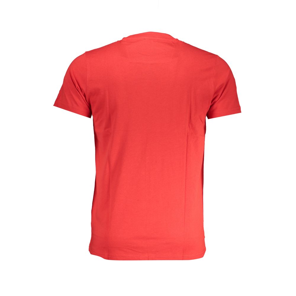 Cavalli Class Red Cotton T-Shirt -   -  Cavalli Class.