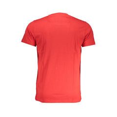 Cavalli Class Red Cotton T-Shirt -   -  Cavalli Class.