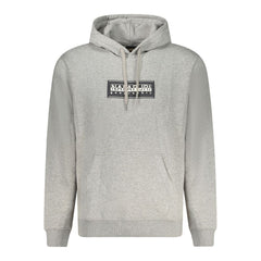 Napapijri Gray Cotton Men Sweater -   -  Napapijri.