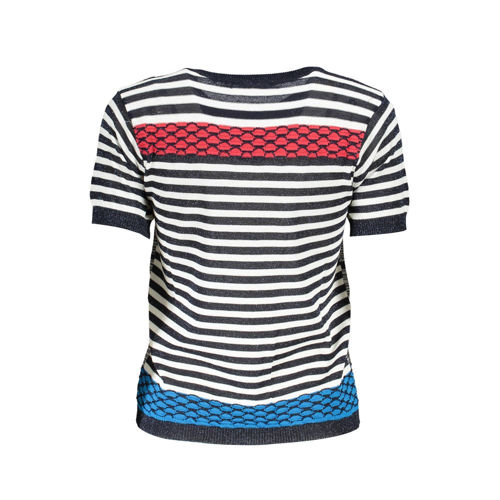 Desigual Blue Cotton Women Sweater -   -  Desigual.