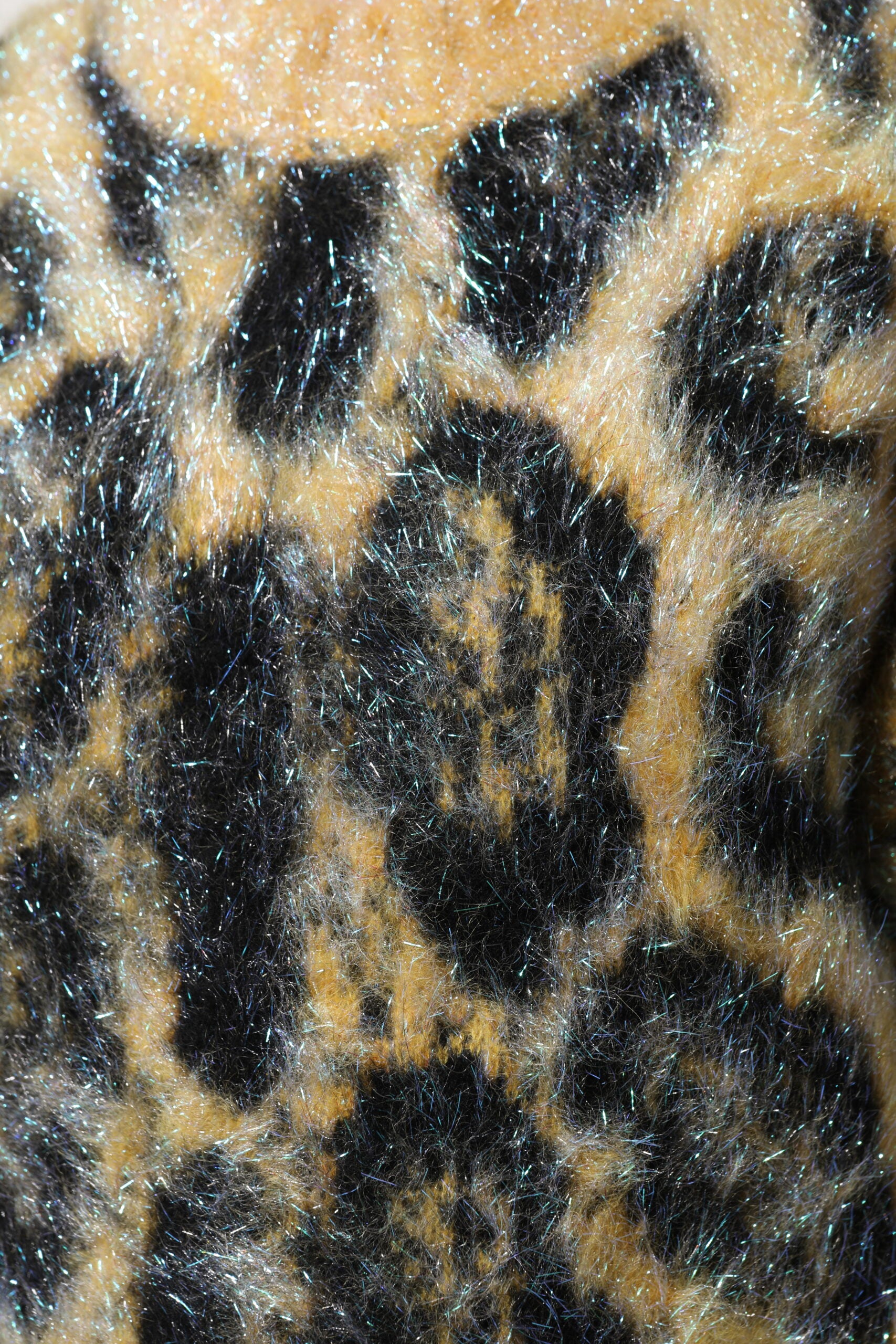 Dolce & Gabbana Multicolor Leopard Mohair Crew Neck Sweater -   -  Dolce & Gabbana.