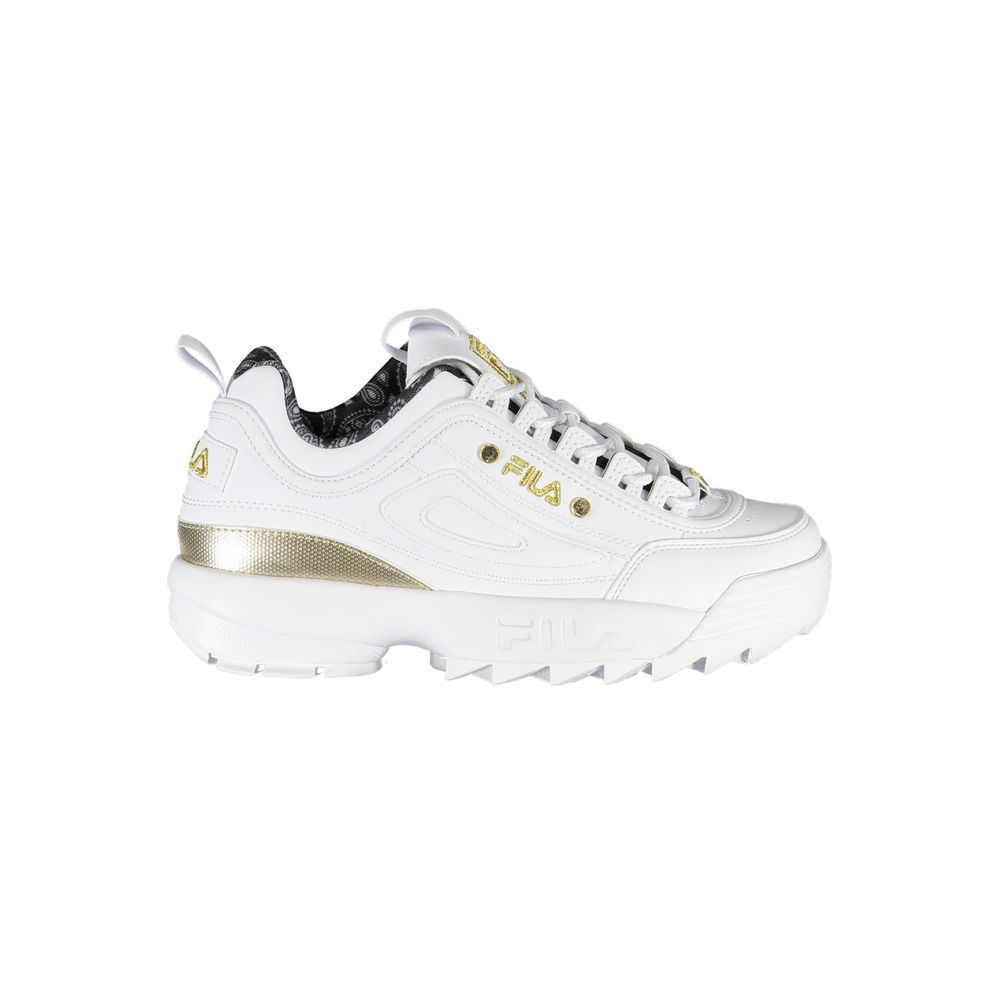 Fila Exquisite White Lace-Up Sneakers -   -  Fila.