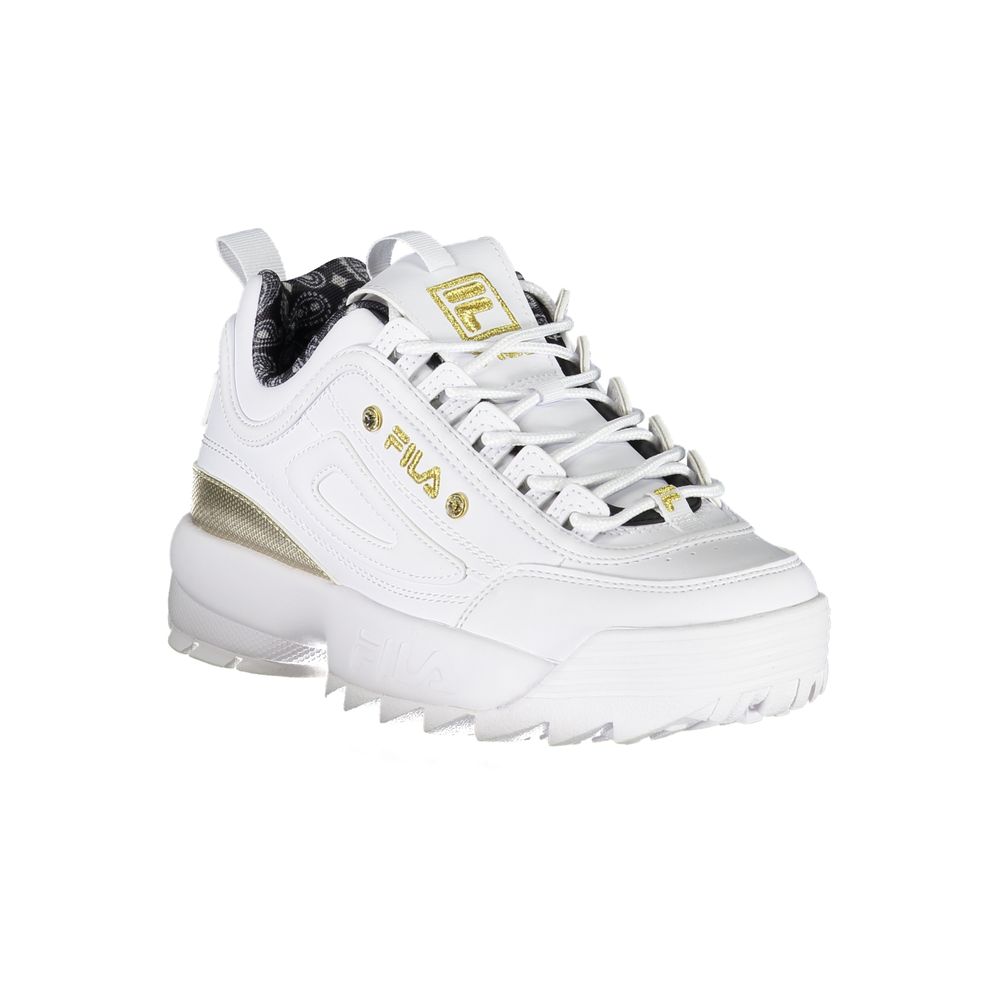 Fila Exquisite White Lace-Up Sneakers -   -  Fila.