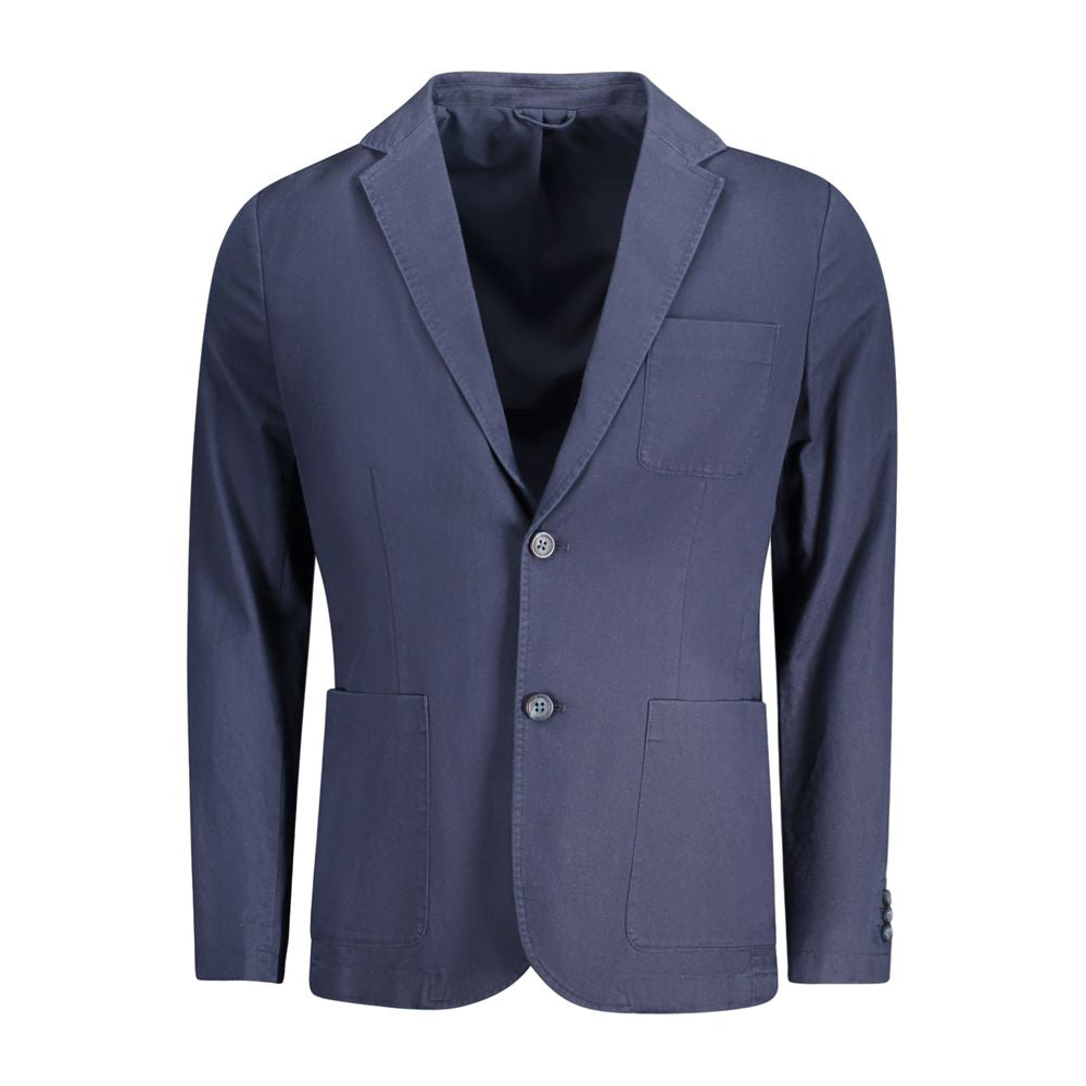 Guess Jeans Blue Cotton Mens Jacket -   -  Guess Jeans.
