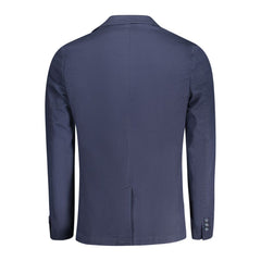 Guess Jeans Blue Cotton Mens Jacket -   -  Guess Jeans.