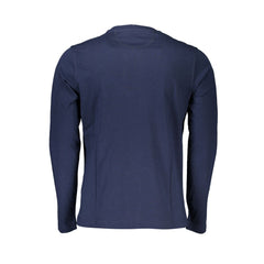 La Martina Chic Blue Crew Neck Embroidered T-Shirt -   -  La Martina.