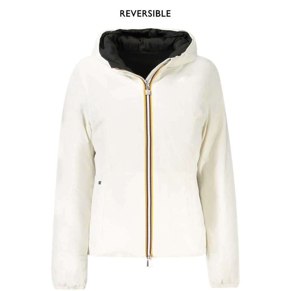 K-WAY White Nylon Women Jacket -   -  K-WAY.