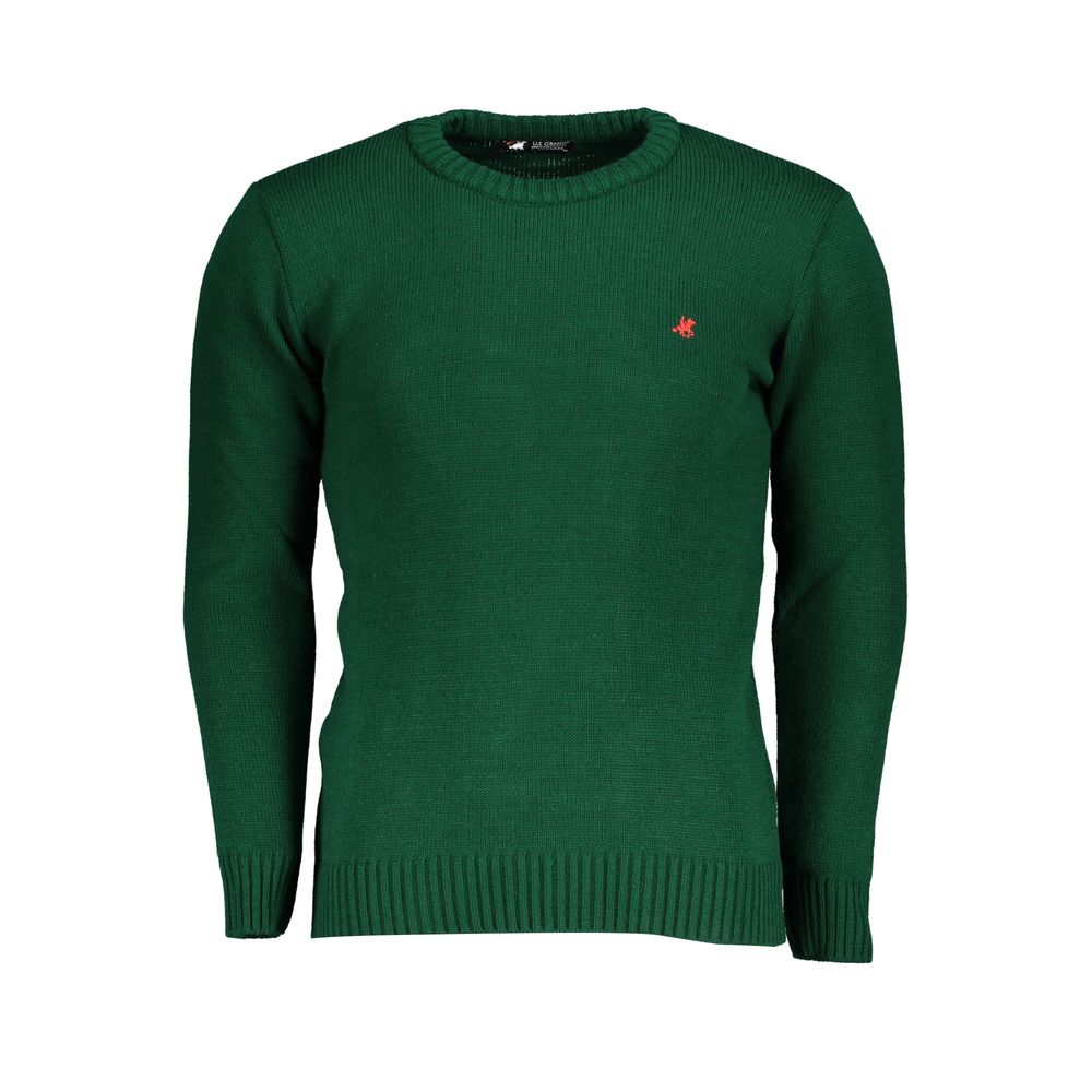 U.S. Grand Polo Green Fabric Sweater -   -  U.S. Grand Polo.