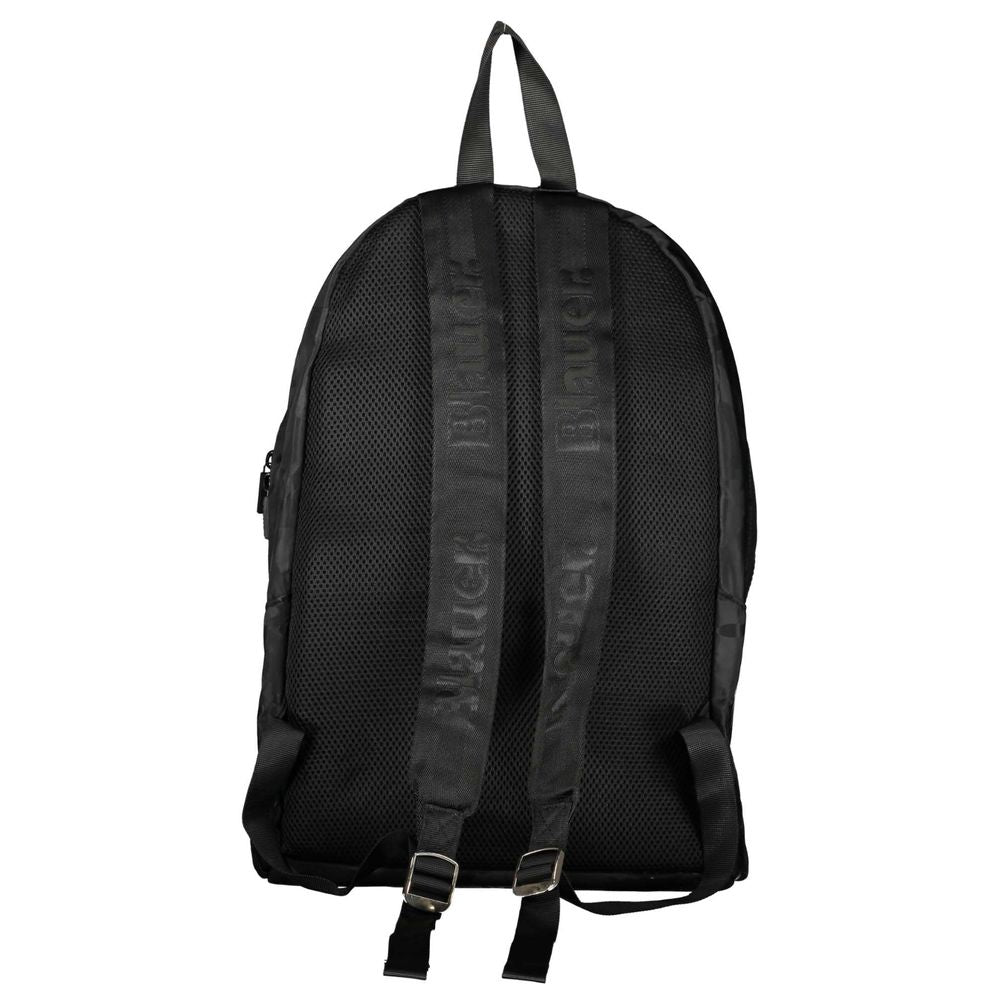 Blauer Sleek Urban Black Backpack with Laptop Sleeve -   -  Blauer.