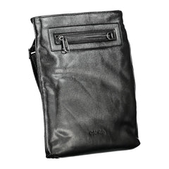 Calvin Klein Sleek Black Shoulder Bag with Contrast Details -  Shoulder Bag for Men -  Calvin Klein.
