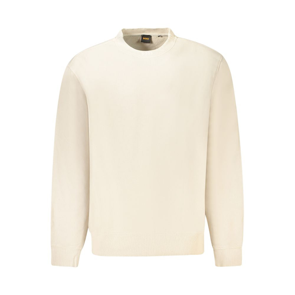 Hugo Boss Beige Cotton Men Sweater -   -  Hugo Boss.