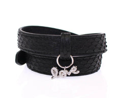 Nialaya Snakeskin CZ LOVE 925 Silver Bracelet -   -  Nialaya.