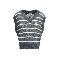 Brunello Cucinelli Striped Vest -   -  Brunello Cucinelli.
