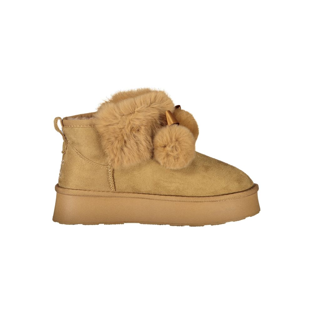 Laura Biagiotti Brown Polyester Women Boot -   -  Laura Biagiotti.