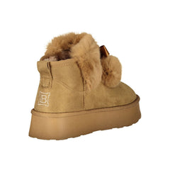 Laura Biagiotti Brown Polyester Women Boot -   -  Laura Biagiotti.