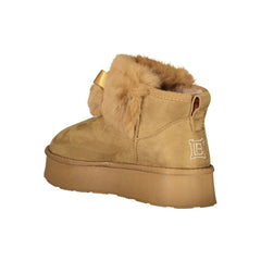 Laura Biagiotti Brown Polyester Women Boot -   -  Laura Biagiotti.