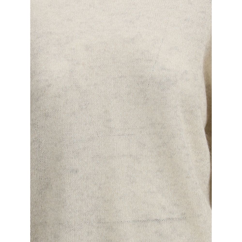 Brunello Cucinelli Lurex effect Sweater -   -  Brunello Cucinelli.