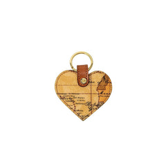 Alviero Martini Prima Classe Beige Leather Keychain -   -  Alviero Martini Prima Classe.