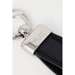 Alviero Martini Prima Classe Black Leather Keychain -   -  Alviero Martini Prima Classe.