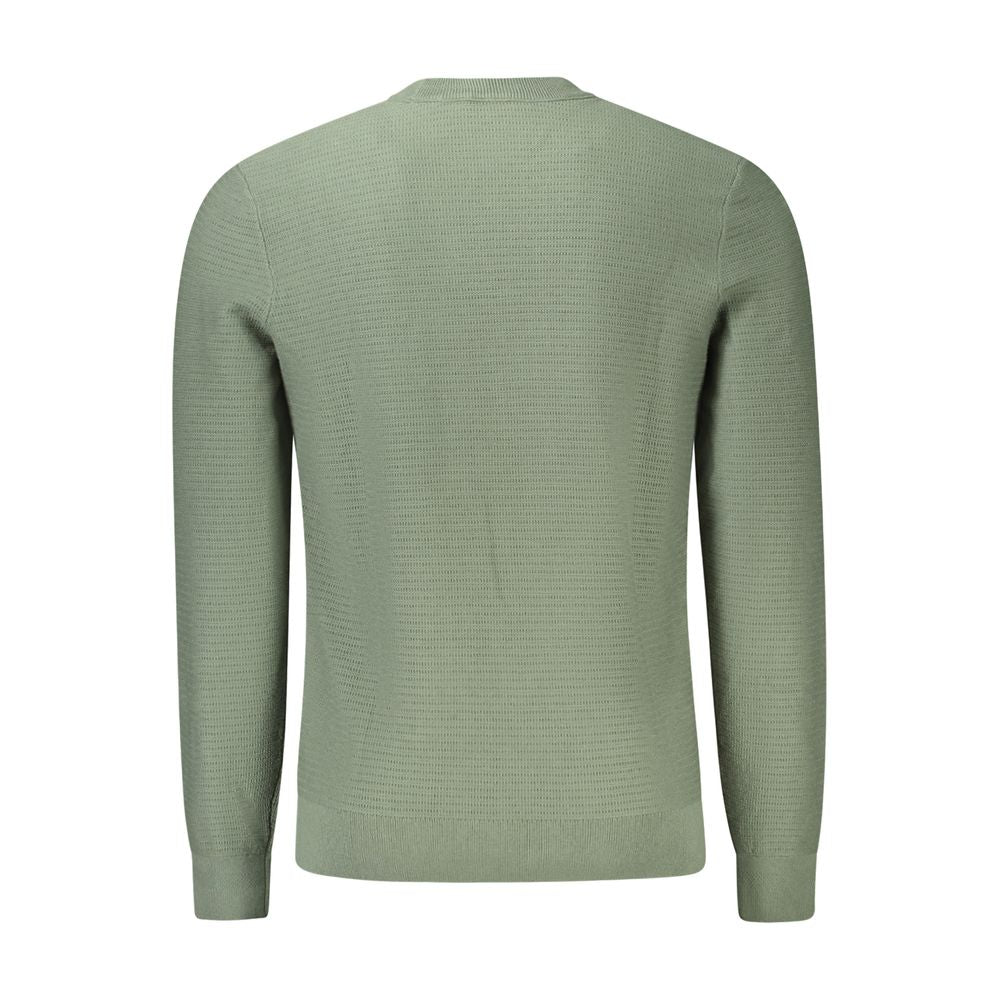 Hugo Boss Green Cotton Men Sweater -   -  Hugo Boss.