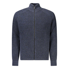 Hugo Boss Blue Wool Men Cardigan -   -  Hugo Boss.
