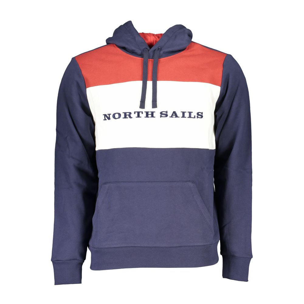 North Sails Blue Cotton Men Sweater -   -  North Sails.
