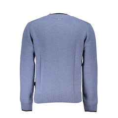 Napapijri Blue Fabric Men Sweater -   -  Napapijri.