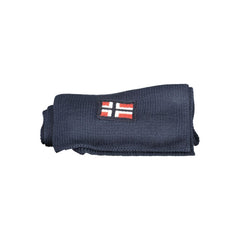 Norway 1963 Blue Marabou Men Scarf -   -  Norway 1963.