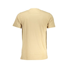 Cavalli Class Beige Cotton T-Shirt -   -  Cavalli Class.