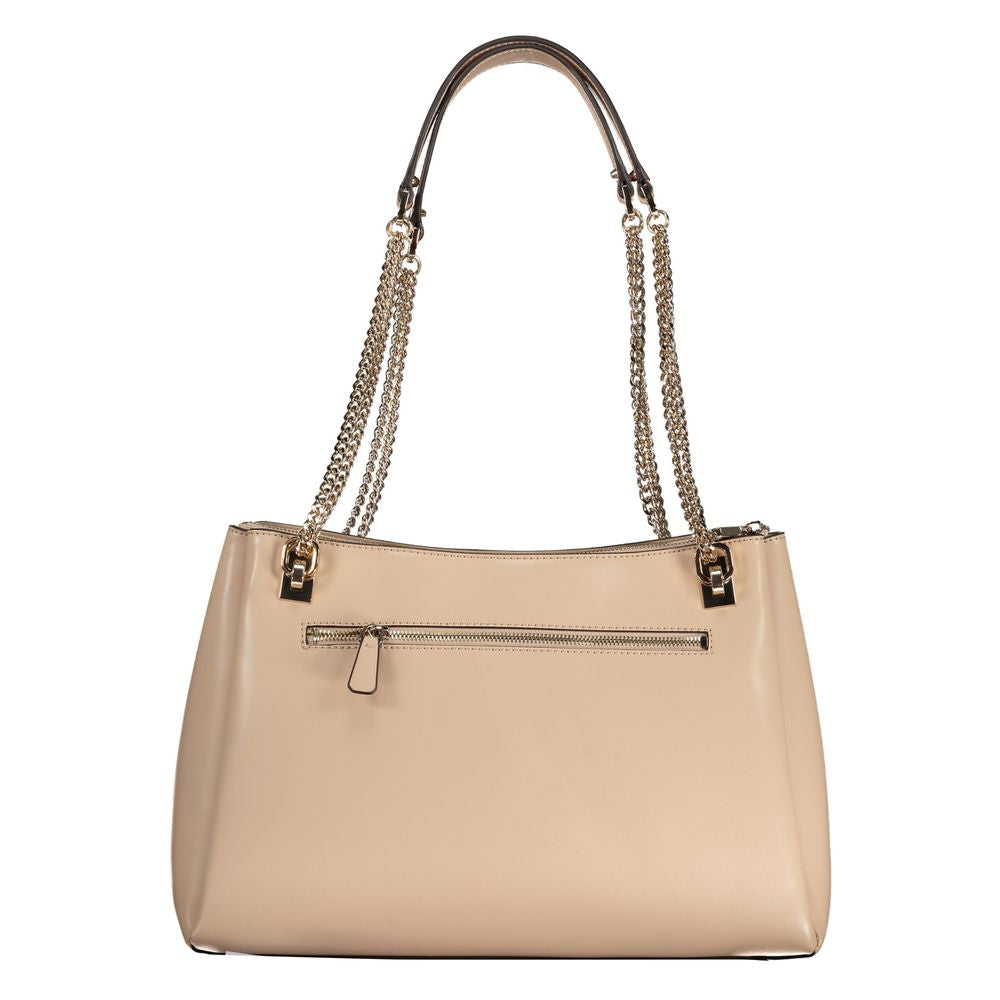 Guess Jeans Beige Polyethylene Handbag -   -  Guess Jeans.