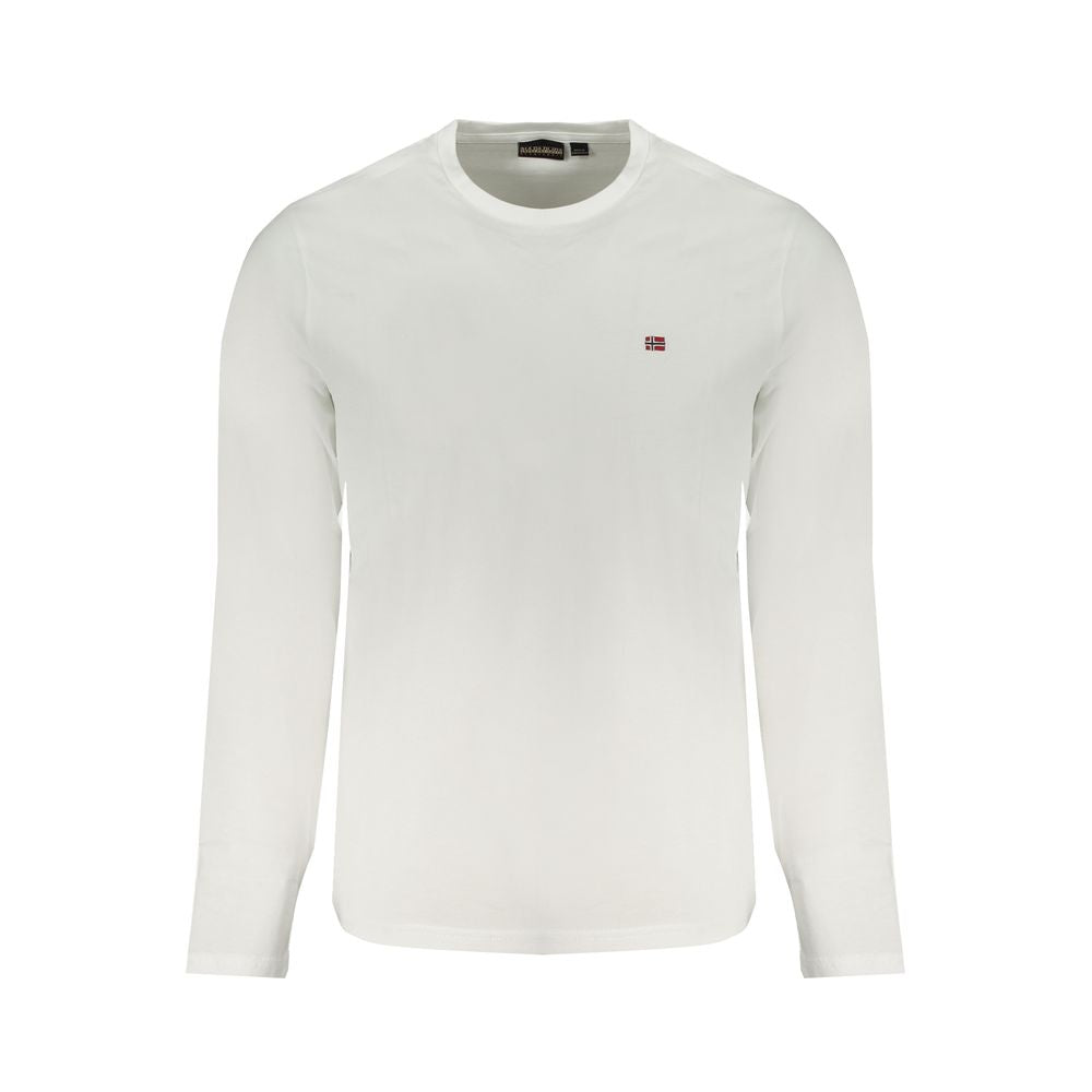 Napapijri White Cotton T-Shirt -   -  Napapijri.