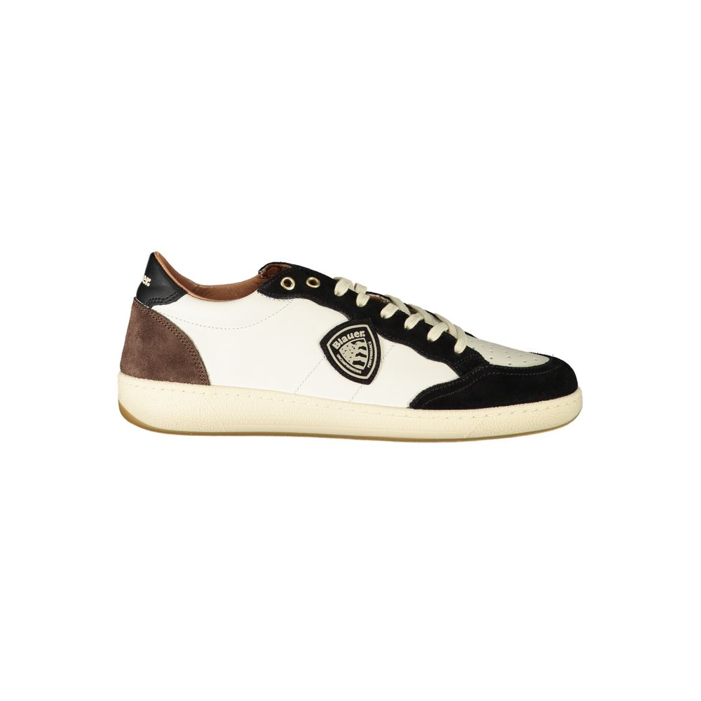 Blauer White Polyester Sneaker -   -  Blauer.