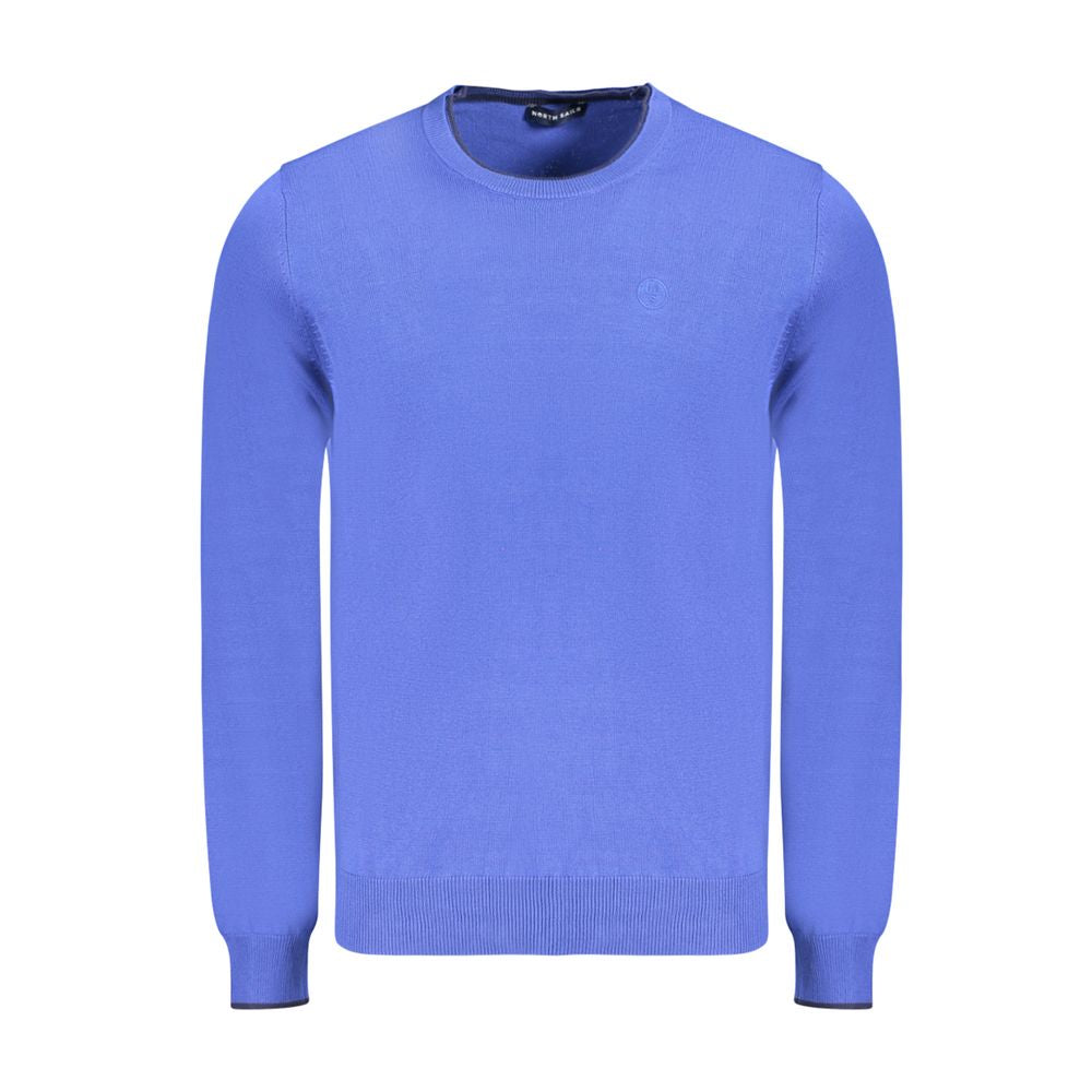North Sails Blue Cotton Men Sweater -   -  North Sails.