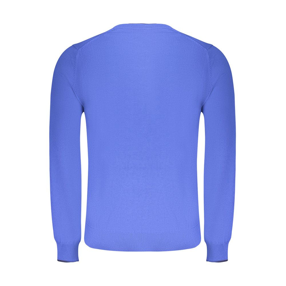 North Sails Blue Cotton Men Sweater -   -  North Sails.
