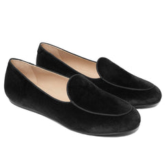 Charles Philip Black Velvet Loafer -   -  Charles Philip.