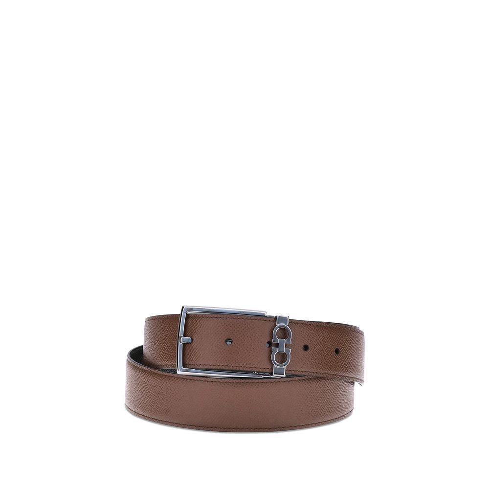 Ferragamo Leather reversible Belt -   -  Ferragamo.