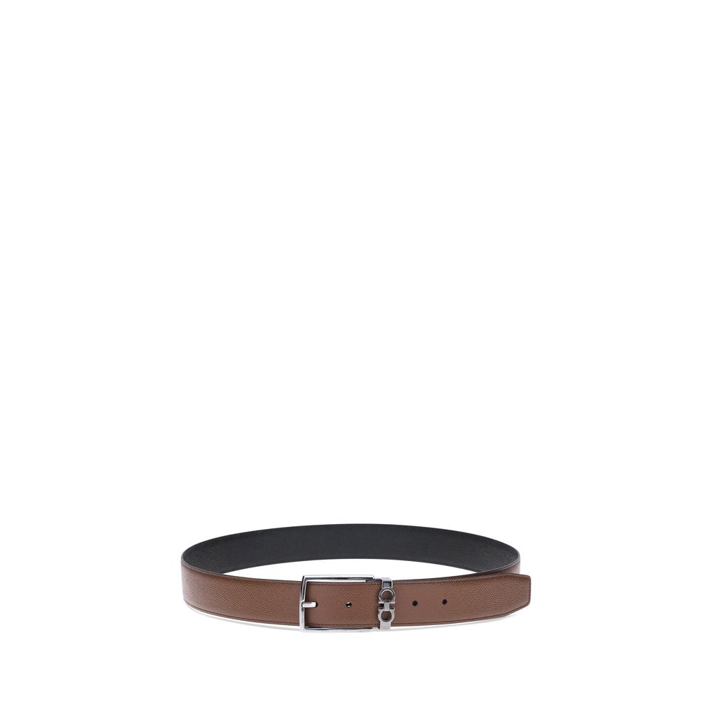 Ferragamo Leather reversible Belt -   -  Ferragamo.