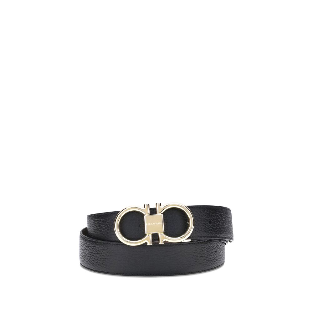 Ferragamo Leather reversible Belt -   -  Ferragamo.