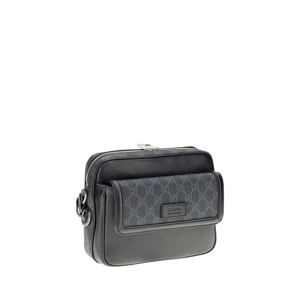Gucci GG Supreme Shoulder Bag -   -  Gucci.