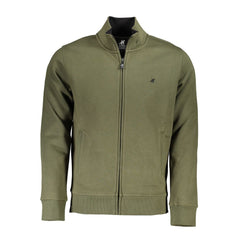 U.S. Grand Polo Enviable Embroidered Green Zip Sweater -   -  U.S. Grand Polo.