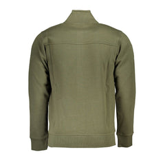U.S. Grand Polo Enviable Embroidered Green Zip Sweater -   -  U.S. Grand Polo.